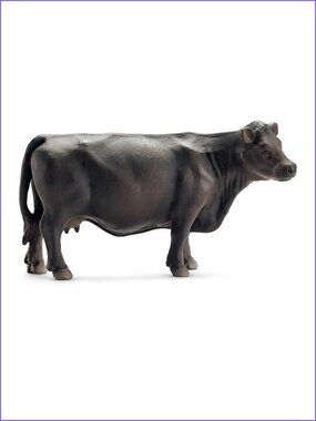Schleich Vintage Black Angus Cow Farm Animal Figurine  New w/Tag Add-On Item